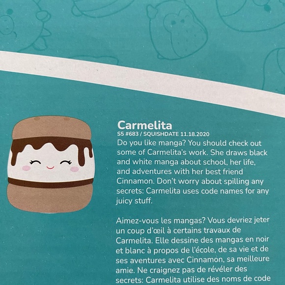 Carmelita the Squishmallow (S’more) - Picture 2 of 4